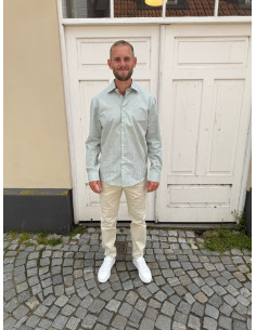 SLHREGLUX POPLIN LS SHIRT SPREAD 2