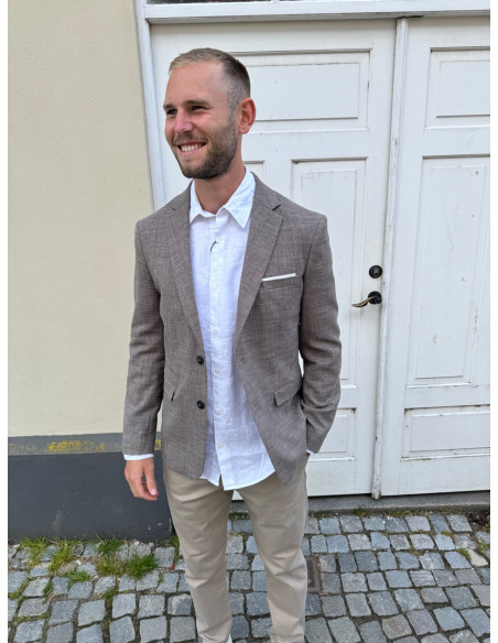 JPRBLALAWRENCE LINEN L/S SHIRT