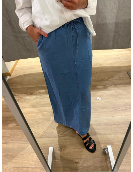 VMFLEUR MR LONG SLIT TENCELSKIRT