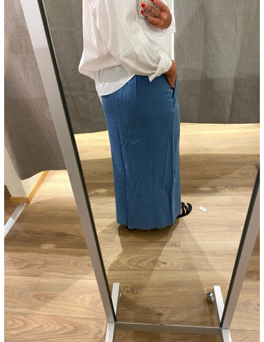 VMFLEUR MR LONG SLIT TENCELSKIRT