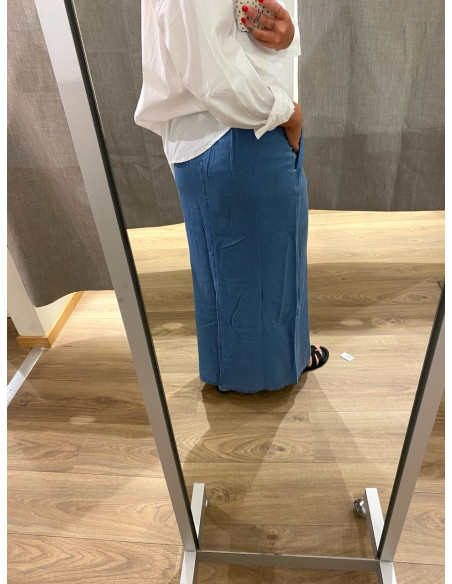 VMFLEUR MR LONG SLIT TENCELSKIRT