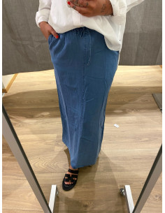 VMFLEUR MR LONG SLIT TENCELSKIRT