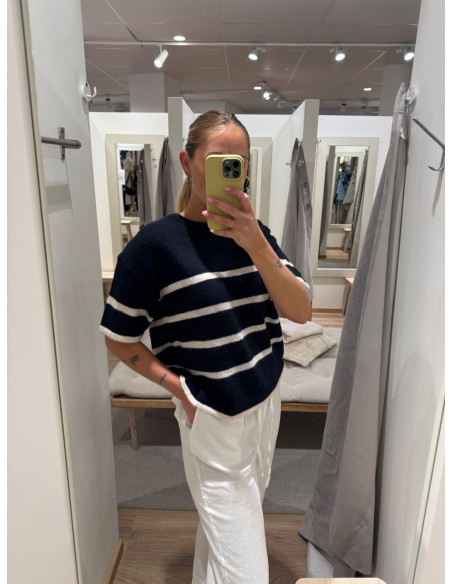 SLFMALINE-LILIANA 2/4 KNIT O-NECK NOOS