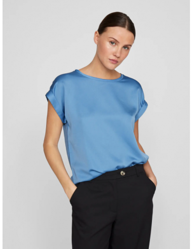 VIELLETTE SATIN TOP