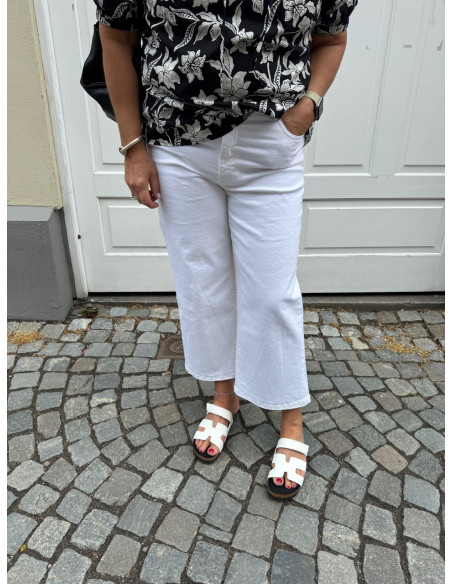 Stella wide ancle denim jeans