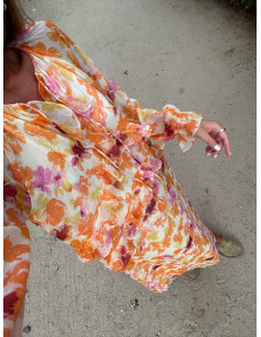 PCCLARA LS LONG V-NECK DRESS