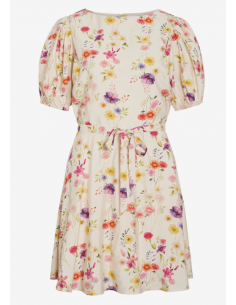 VIALINIA BOATNECK 2/4 SHORT DRESS 2