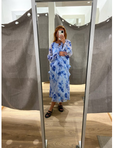 PCCLARA LS LONG V-NECK DRESS 2