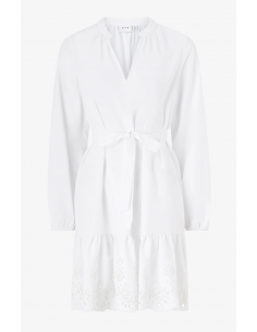 VIKELLY V-NECK L/S SHORT DRESS 2