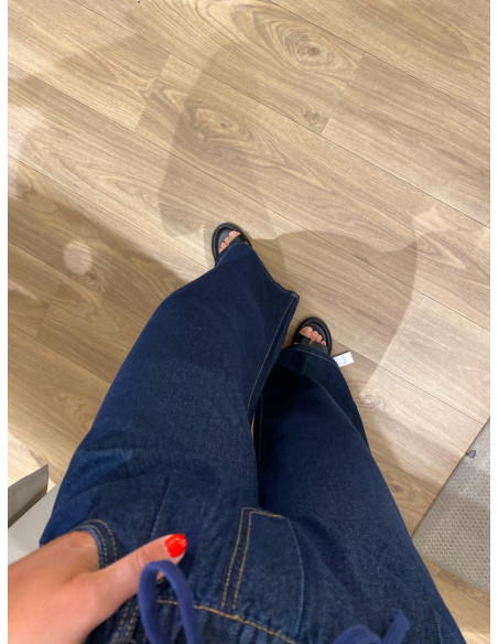 VMVALERIA MR WIDE STRING JEANS