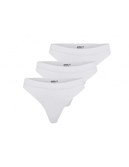 ONLVICKY RIB S-LES THONG 3-PACK
