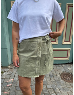 VMLIZA MR SHORT DENIM WRAP SKIRT 2