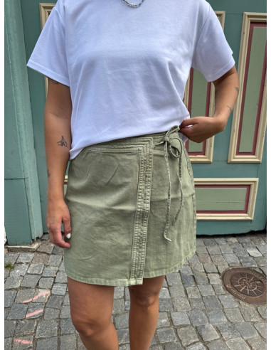 VMLIZA MR SHORT DENIM WRAP SKIRT