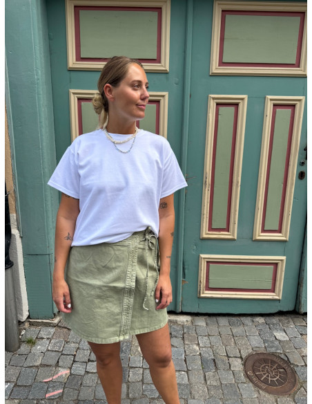 VMLIZA MR SHORT DENIM WRAP SKIRT