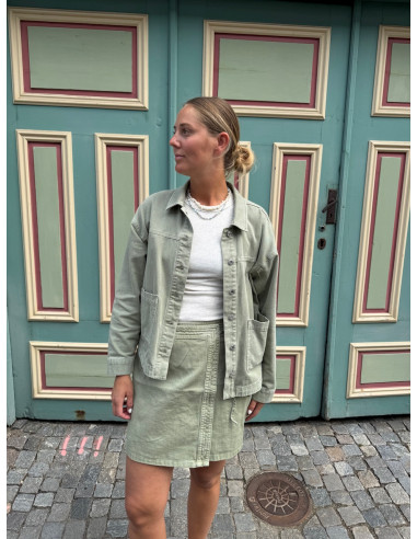 VMLIZA MR SHORT DENIM WRAP SKIRT