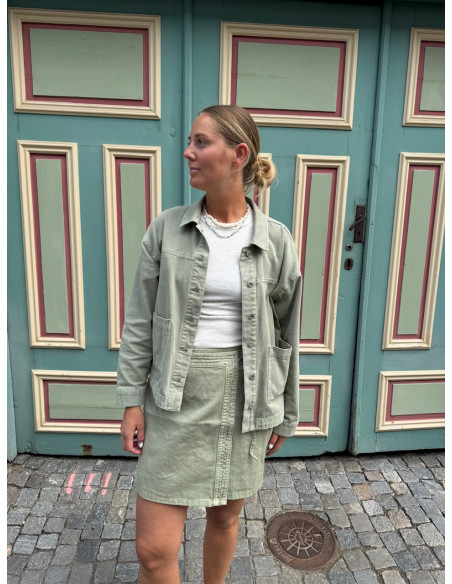VMLIZA MR SHORT DENIM WRAP SKIRT