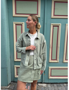 VMJAMIE LS DENIM SHACKET