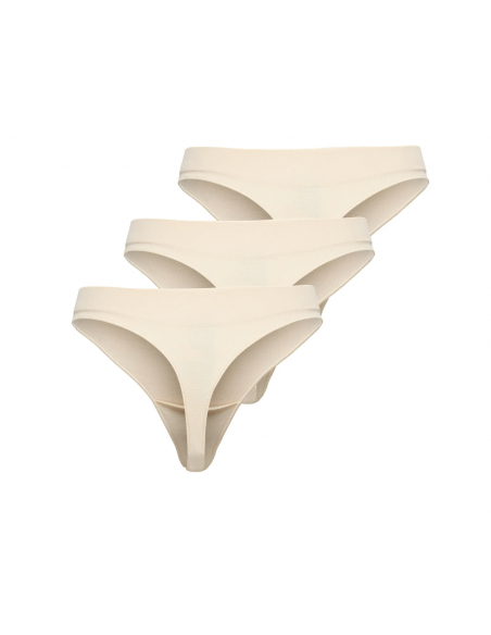 ONLVICKY RIB S-LES THONG 3-PACK