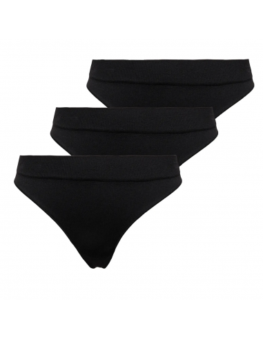 ONLVICKY RIB S-LES THONG 3-PACK