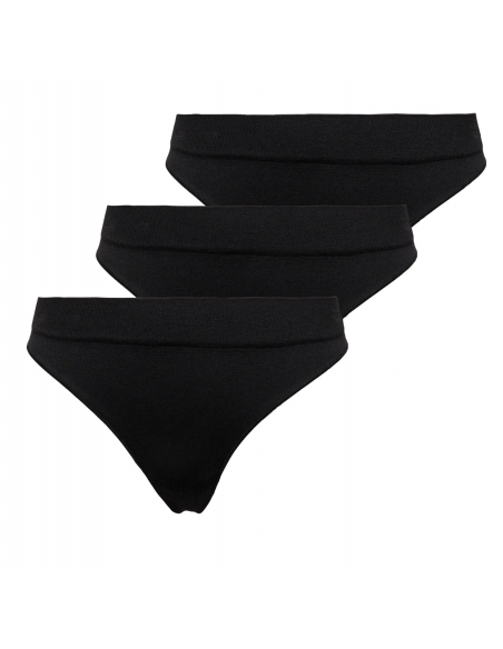 ONLVICKY RIB S-LES THONG 3-PACK