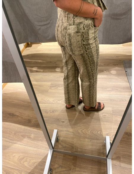 PCSALUME MW CROPPED DENIM JEANS