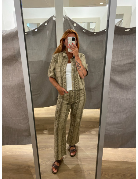 PCSALUME SS DENIM SHIRT