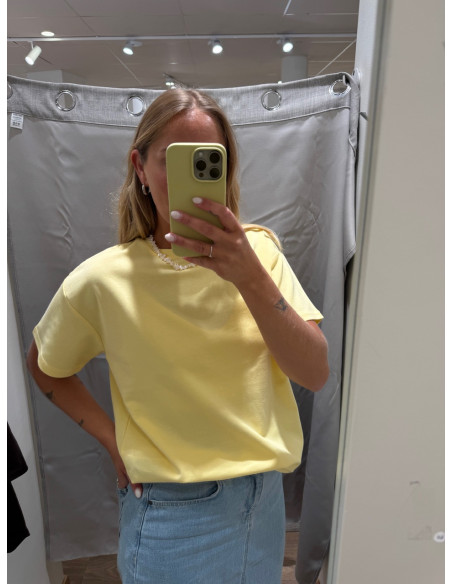 PCSKYLAR SS OVERSIZED TEE