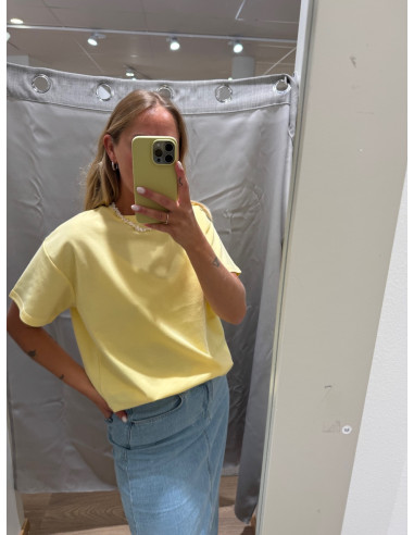 PCSKYLAR SS OVERSIZED TEE