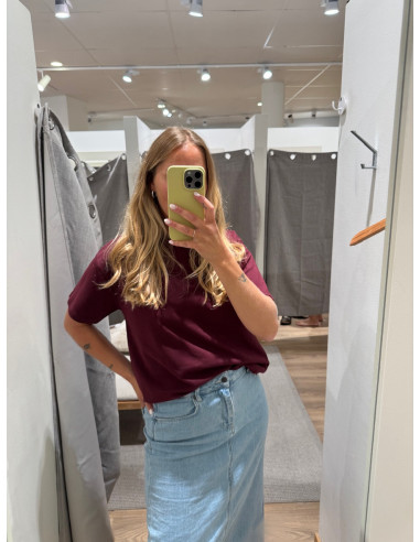 PCSKYLAR SS OVERSIZED TEE