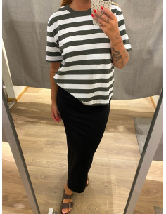 SLFESSENTIAL SS STRIPED BOXY TEE NOOS 2