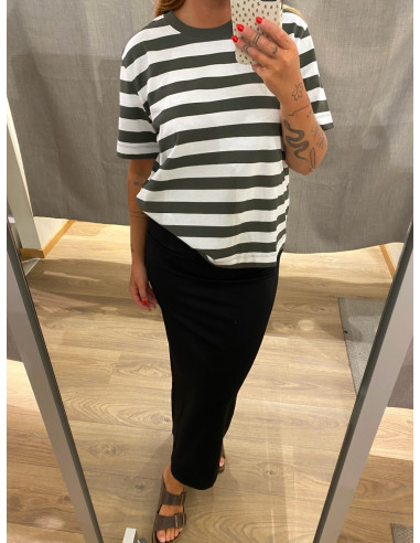 SLFESSENTIAL SS STRIPED BOXY TEE NOOS