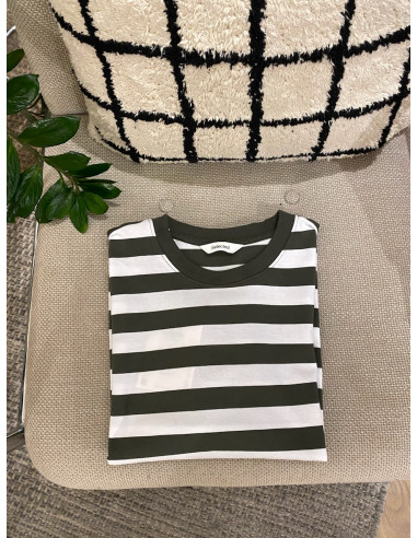 SLFESSENTIAL SS STRIPED BOXY TEE NOOS