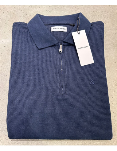 JJEAUSTIN ZIP POLO SS