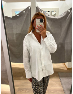 PCPOPPY LS OXFORD LOOSE SHIRT