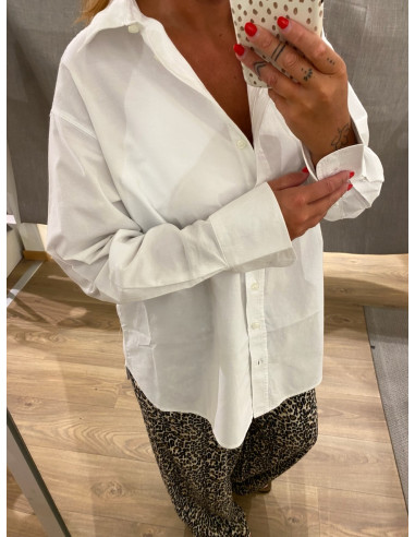 PCPOPPY LS OXFORD LOOSE SHIRT