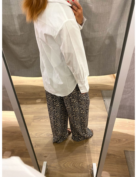 PCPOPPY LS OXFORD LOOSE SHIRT