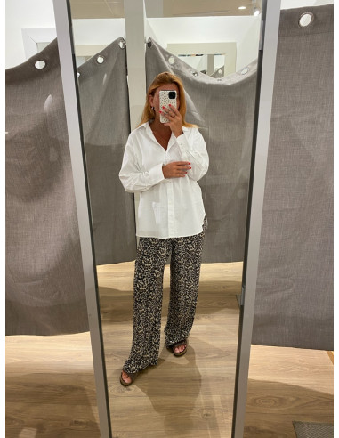 PCPOPPY LS OXFORD LOOSE SHIRT