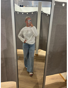 PCSELMA LW WIDE JEANS 2