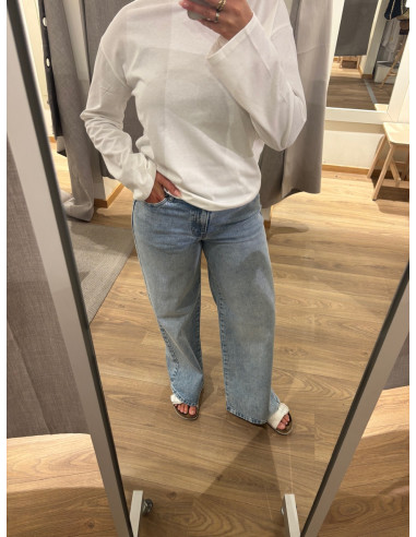 PCSELMA LW WIDE JEANS