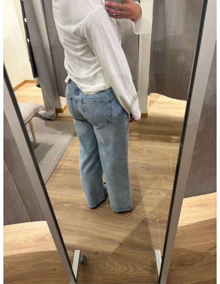 PCSELMA LW WIDE JEANS
