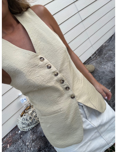 JDYRIVER S/L WAISTCOAT TLR