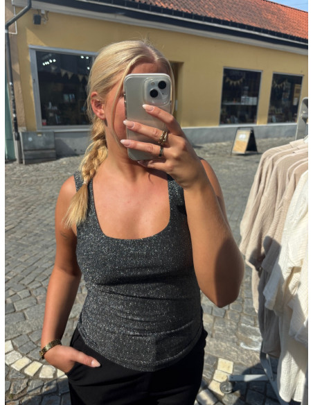 ONLEA GLITTER S/L 2-WAYS TOP