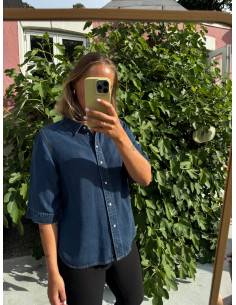 OBJFRAME 2/4 RE DENIM TOP NOOS