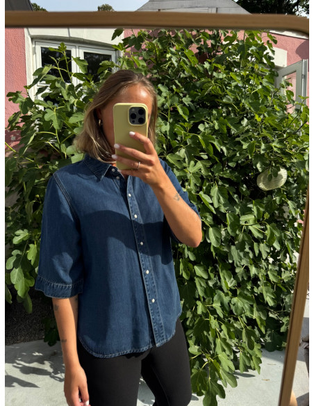 OBJFRAME 2/4 RE DENIM TOP NOOS