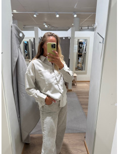 VMSANNE COURDEROY LS SHIRT WVN GA NOOS 2