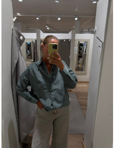 VMSANNE COURDEROY LS SHIRT WVN GA NOOS 2