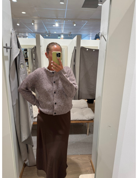 VMNOVAH LS O-NECK BUTTON CARDI