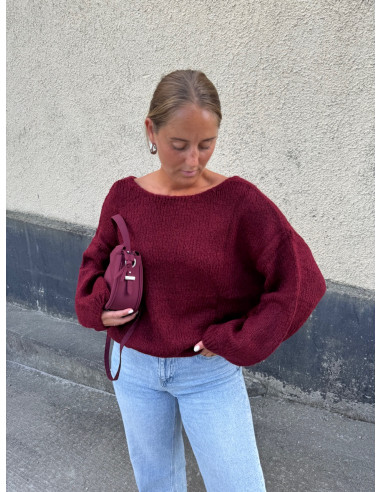 JDYDINEA L/S REVERSIBLE PULLOV. KNT