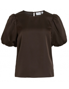 VIELLETTE 2/4 SATIN PUFF TOP 2