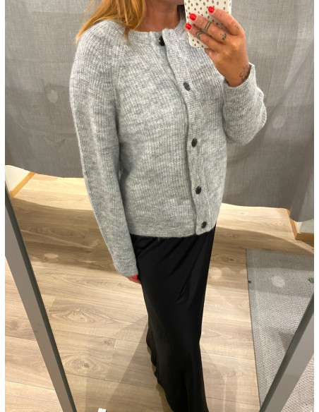 SLFLULU LS KNIT SHORT CARDIGAN